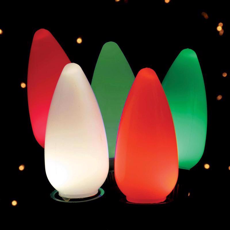 Celebrations LED C9/5MM Multicolored 4 ct Replacement Christmas Light Bulbs