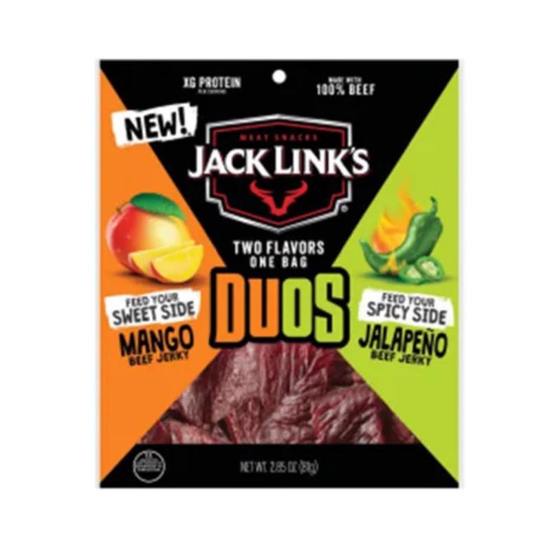 Jack Link's Duo's Mango/Jalapeno Beef Jerky 2.85 oz Bagged