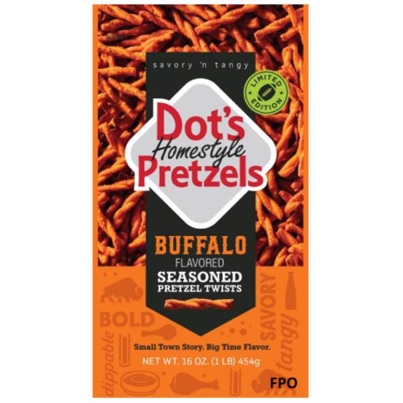 Dot's Homestyle Buffalo Pretzels 16 oz Bagged