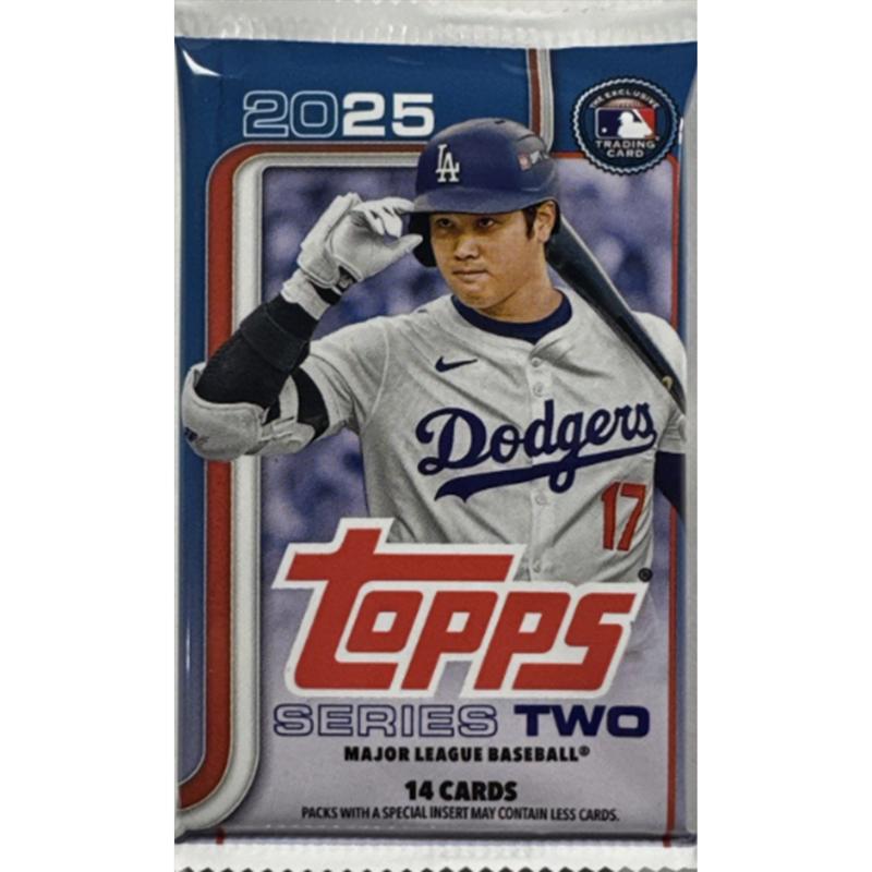 Topps Series 2 MLB 2025 Baseball Single Pack Trading Cards Multicolored