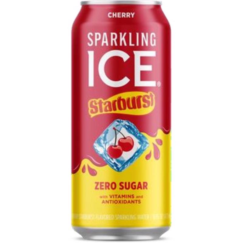 Sparkling Ice Starburst Cherry Beverage 16 oz 1 pk
