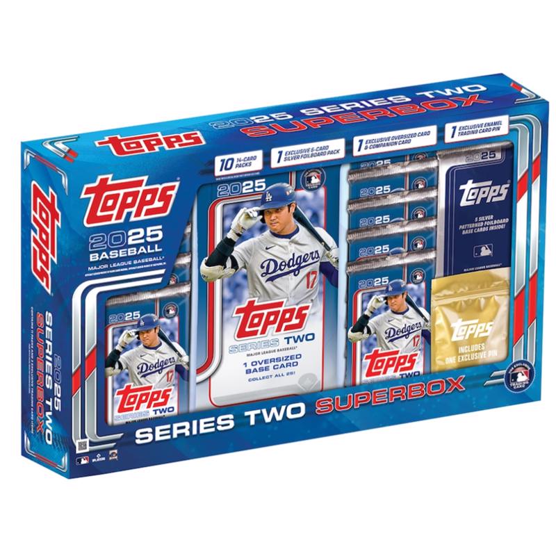 Topps 2025 Series 2 Baseball Super Box Trading Cards
