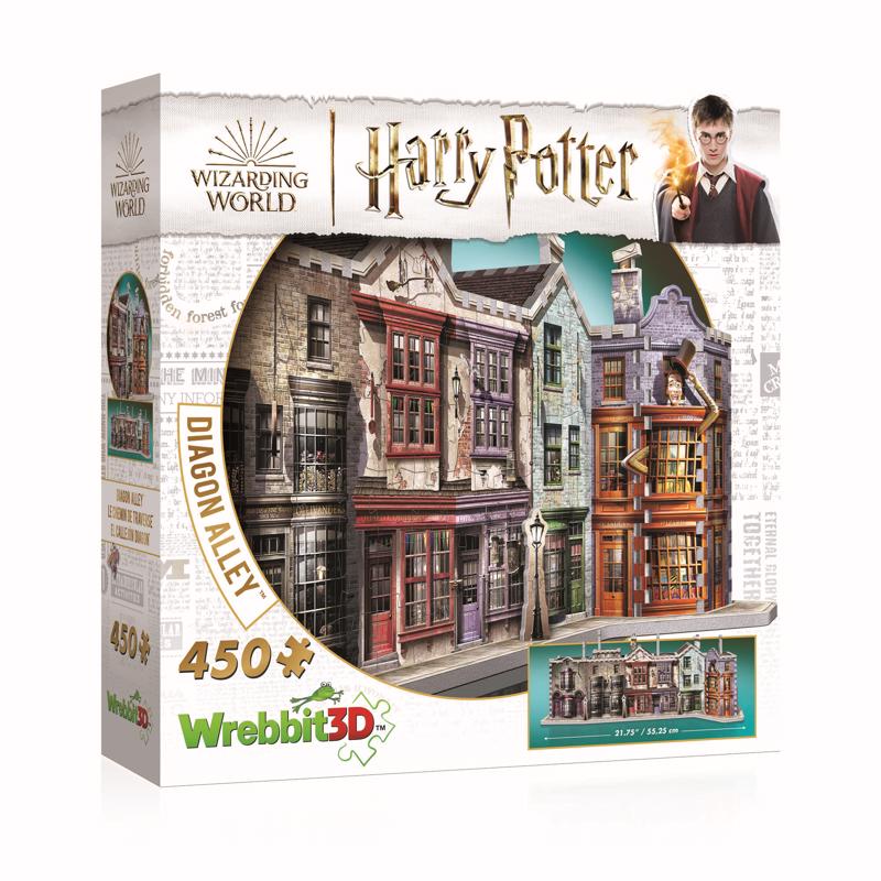 Wrebbit3D Harry Potter Diagon Alley 3D Jigsaw Puzzle Multicolored 450 pc