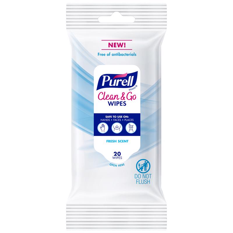 Purell Fresh Scent Wipes Hand Sanitizing Wipes 20 wipes