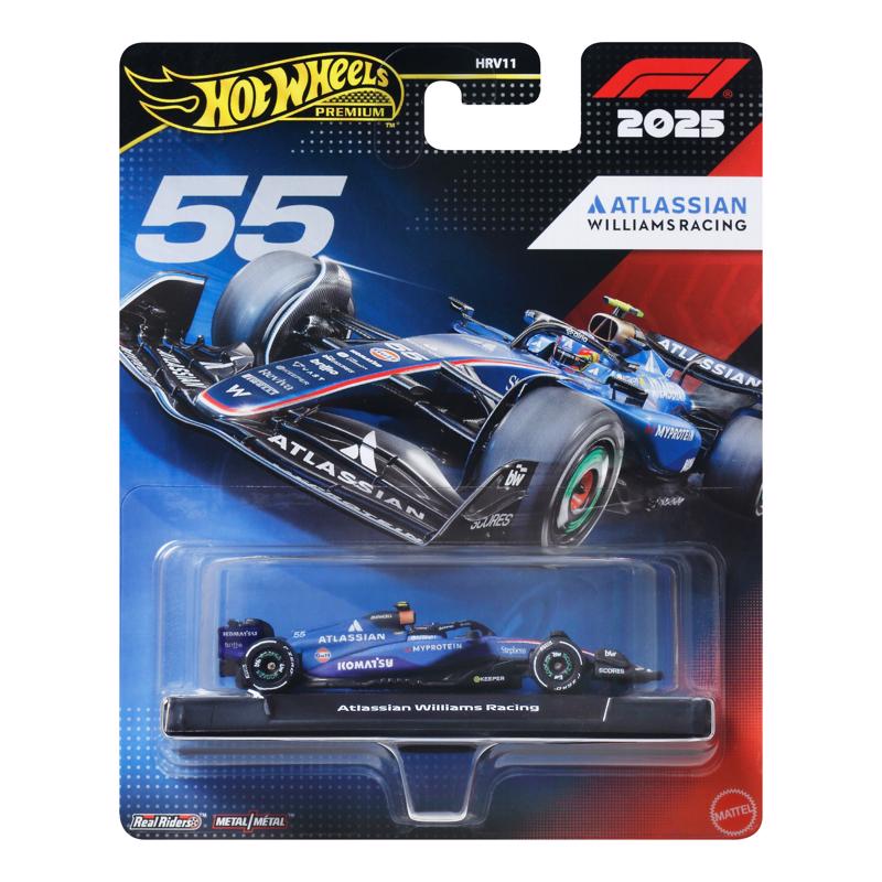 Hot Wheels Die-Cast 1:64 Scale Formula 1 Collectible Toy Race Car Multicolored