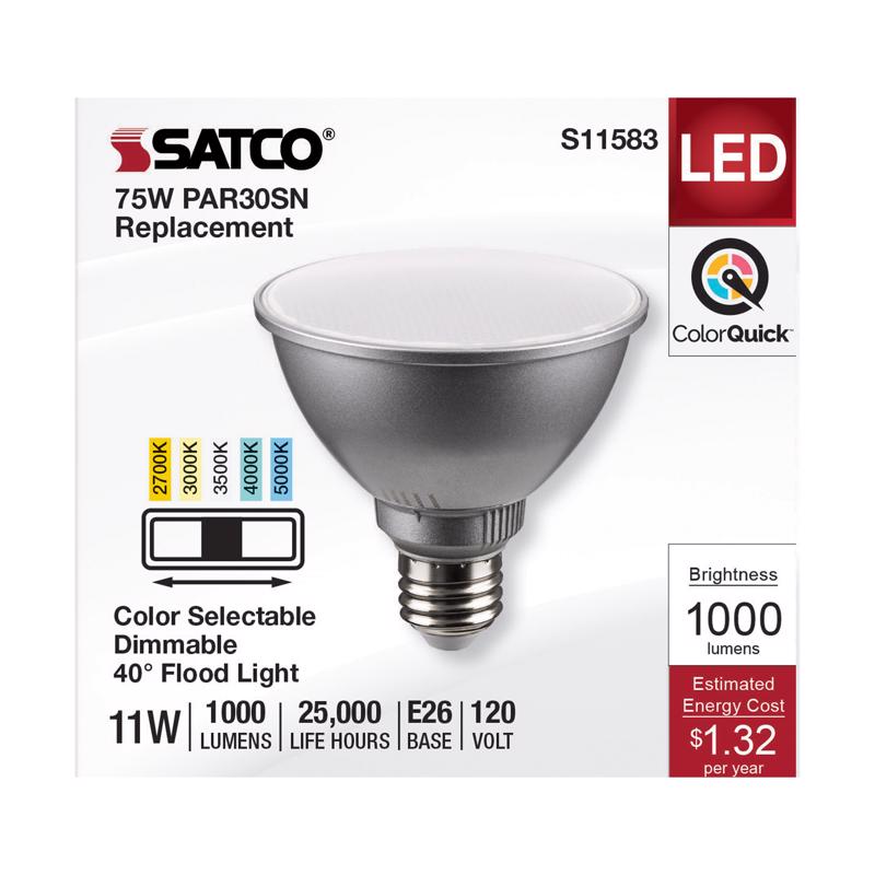 75w Equivalent 5cct-selectable Par30 Short Neck Dimmable Led Floodlight Bulb