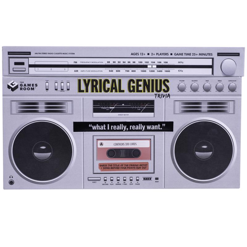 Fizz Lyrical Genius Cassette Trivia Cards