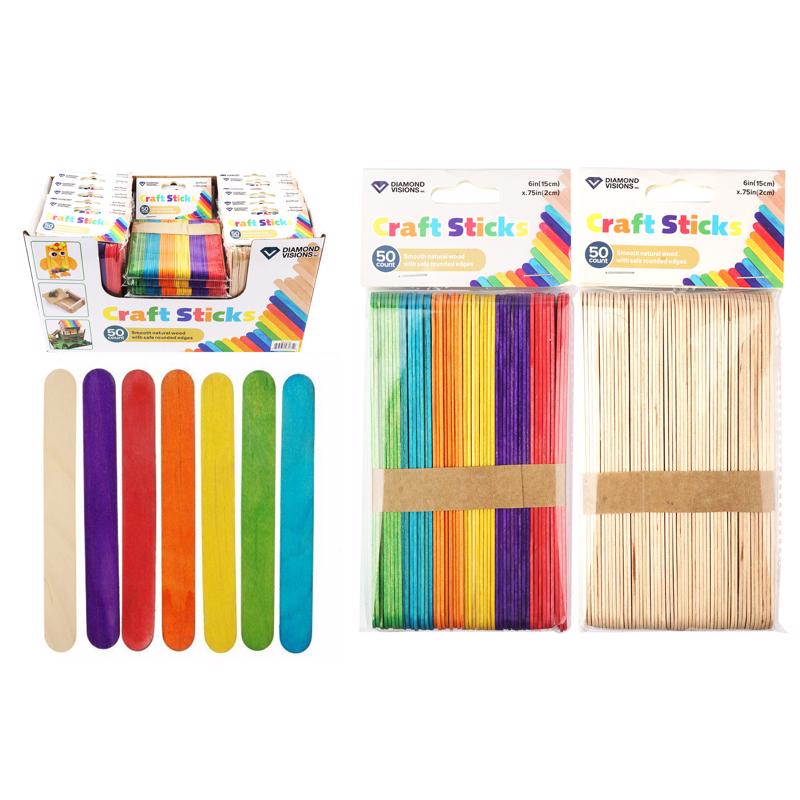 Assorted Craft Sticks For Arts And Crafts Projects - Versatile And Durable