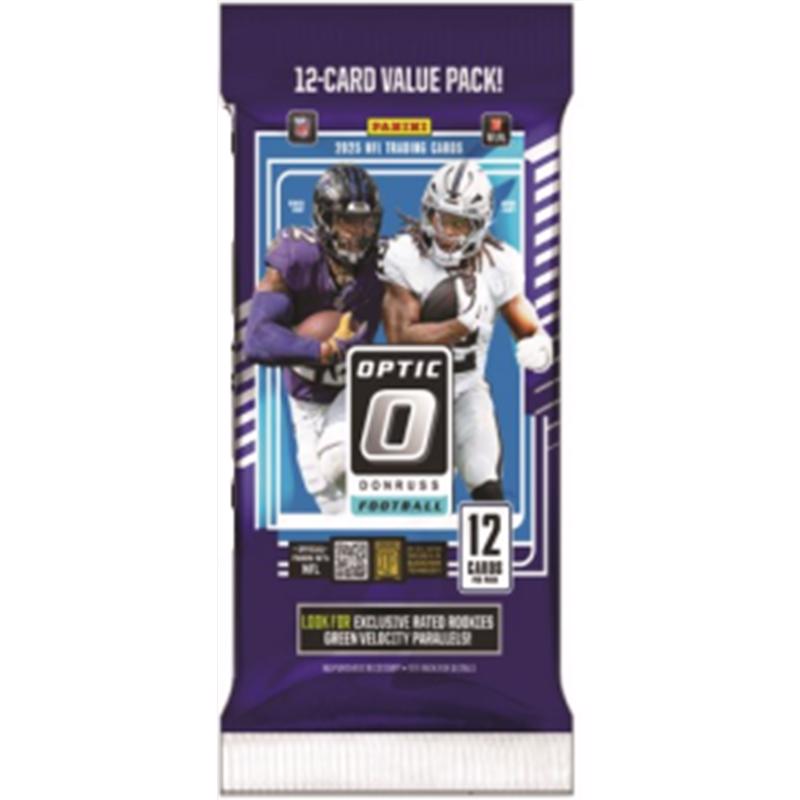 Panini 2025 Donruss Optic Football Fat Pack Trading Cards