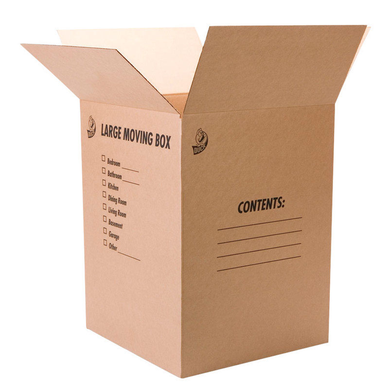 Duck Brand Kraft 24 in. H X 18 in. W X 18 in. L Cardboard Moving Box 1 pk