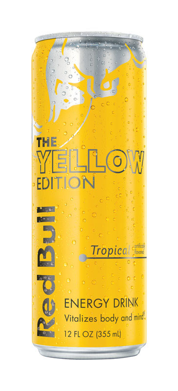 Red Bull Yellow Edition Tropical Energy Drink – 12 oz