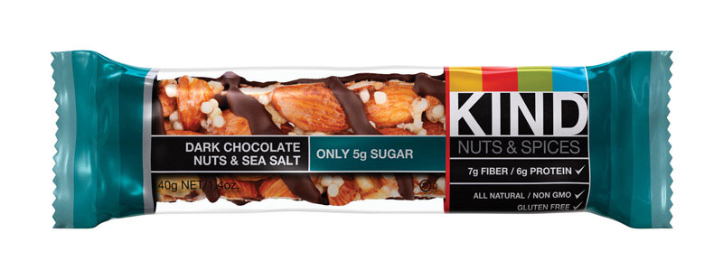 KIND Dark Chocolate Sea Salt Nut Bar – 1.4 oz Premium Healthy Snack